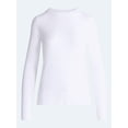 thumbnail image 5 of Free Assembly Women's and Women's Plus Cozy Yarn Crewneck Sweater, Midweight, Sizes XS-4X, 5 of 5