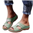 thumbnail image 1 of Sandales à Plateforme Ouvertes pour Femmes Chaussures de Marche Confortables Sandales d'Été Décontractées, 1 of 8