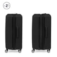 thumbnail image 7 of iFLY Venture 2-Piece Expandable Hardside Spinner Luggage Set , 20" Carry-on and 28" Checked Luggage, Black, 7 of 7