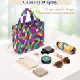 thumbnail image 5 of FORMRS Womens Corduroy Tote Bag Crossbody Shoulder Handbag with Pocket, Colorful Plaid, 5 of 7