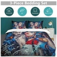 thumbnail image 5 of Harley Quinn Joker 3 Pieces Bedding Sets Comfortable Soft Comforter Sets Decoration Bedroom Gifts With 1 Duvet Cover 2 Pillowcases, 5 of 7