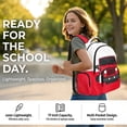thumbnail image 2 of Kuiaobaty Truck Print Kids Backpack Set with Pencil Case for Boys Multi Pockets Backpack and Lunch Bag with Adjustable Strap 17 Inch Bookbag with Pencil Pouch for School Travel Picnic, 2 of 7