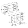 thumbnail image 4 of Pemberly Row 70" TV Stand Console for TVs up to 75 inch -Saw Cut Off White, 4 of 8