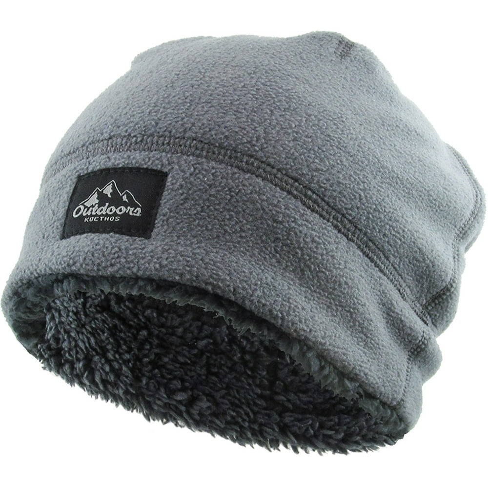 Fleece Beanie Sherpa Fleece Lined