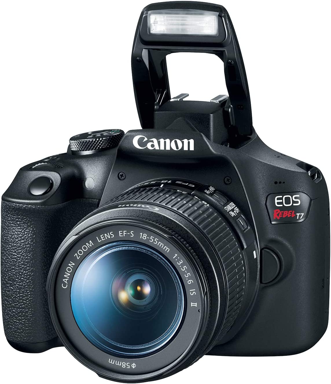 Canon 2727C023 EOS Rebel T7 24.1MP Digital SLR Camera Bundle with EF-S 18-55mm IS Lens, 70-300mm Lens, 32GB SD Card - image 3 of 4