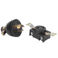 thumbnail image 2 of Copper Plug Socket, Easy Installation Generator 3-Hole Socket Plug Professional  For Gasoline Generator For Engineer, 2 of 8