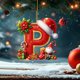 thumbnail image 1 of Adornos Navideños Colgantes con 26 Letras para Árbol de Navidad, Adornos Navideños Personalizados para Hacer Tú Mismo, Decoración Navideña, Decoración Colgante para Árbol de Navidad., 1 of 5