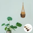 thumbnail image 4 of 3pcs Bamboo Planter: Woven Hanging Plant Basket - Thai Hanging Flower Planters - Rustic Space-Saving Decor - Indoor Outdoor Balcony Basket, 4 of 10