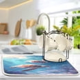 thumbnail image 5 of Dish Drying Mat Kitchen Pad Large Counter Absorbent Dish Mats Drainer Two Cute Turtles, 5 of 8