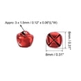 thumbnail image 2 of Uxcell DIY Small Bells Craft Bells Bulk for Christmas Festival Party Home Multicolor 0.31inch 100Pcs, 2 of 3