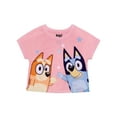 thumbnail image 3 of Bluey Girls 2-Piece Jersey Short Sleeve Top and Short, Sizes 4-12, 3 of 3