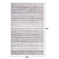 thumbnail image 2 of Gianna 5x7 FT Imitation Linen Area Rugs for Living Room, Machine Washable, Low Pile, Ruggable Non-Slip Rug for Bedroom, Dining Room, Geometric Lines, 2 of 7