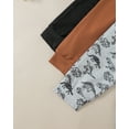 thumbnail image 7 of Infant Boys Clothes 3 Pack Baby Boy Pants 3 6 12 18 24 Months Toddler Boy Sweatpants Dinosaur Print 2T 3T Infant Boys Pants Black Brown Gray, 7 of 7