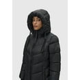 thumbnail image 4 of Marikoo Women's Long Winter Jacket with Hood - Weather-Resistant - Sahnekatzii XIV, 4 of 11