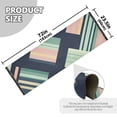 thumbnail image 5 of Yayeee Runner Rug for Bedroom 2'x6' Machine Washable Hallway Non Slip Mat, Isometric Pink, 5 of 8