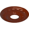 thumbnail image 3 of Ekena Millwork 11 3/4"OD x 3 5/8"ID x 1"P Blackthorn Ceiling Medallion (Fits Canopies up to 4 7/8"), Hand-Painted Firebrick, 3 of 7
