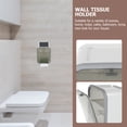 thumbnail image 3 of Portarrollos de papel higiénico de pared, transparente, sin perforaciones, organizador de pared para baño, 3 of 6