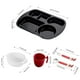 thumbnail image 3 of Ganfancp Cubierta de Plástico de Composición de Navidad de Los Niños Cubierta de La Casa Contra La Caída de Comida Rápida Tazón Taza de Agua Cuchara Tenedor Juego de Cinco Piezas Rebajas Flash Deals, 3 of 6