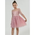thumbnail image 4 of 2Bunnies Girls Sparkle Sequin Beaded Tulle Flower Girl Party Dress, 4 of 7