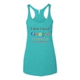 thumbnail image 2 of I Don't Need Google My Daughter Knows Everything Tri-Blend Tank Top, Tahiti Blue, Small, 2 of 3