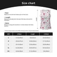 thumbnail image 5 of Logiee Lilies Flowers Print Women's Workout Tank Top, Dry Fit Summer Tank Top,Gym Yoga Workout Sports Tee,Sleeveless Athletic Shirts-Small, 5 of 7