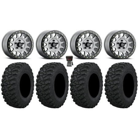 Method 401 Beadlock 15 Wheels Titanium 33 Trekker Tires Polaris RZR Turbo R & Pro R Ranger 1500 Xpedition Method 401 Beadlock 15 Wheels Titanium 33 Trekker Tires Polaris RZR Turbo R & Pro R Ranger 1500 Xpedition