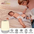 thumbnail image 5 of Touch Wake Up Night Light with Sunrise Simulation Alarm Clock, 3-Way Dimmable Warm White Bedside Lamp RGB Ambient Table Bedside Lamp, Timer Mode, 5 of 5