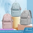 thumbnail image 3 of Mochila de viaje sencilla de gran capacidad, ligera, informal, para niñas, para estudiantes de secundaria y preparatoria, 3 of 5
