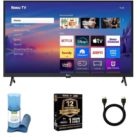 Roku 40R3D5KIT2 Smart TV 2025 Select Series 1080p Full HD TV with Wi-Fi + HDMI Cable + 12 Month CPS Warranty + Screen