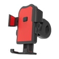 thumbnail image 2 of Soporte para teléfono para manillar de bicicleta, ajustable 360 degree, clip para teléfono para scooter, soporte para motocicleta Rojo, 2 of 7