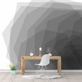 thumbnail image 3 of IDEA4WALL 4pcs Abstract Geometric Peel and Stick Wallpaper Removable Wall Murals Large Wall Stickers for Home Decoration, 66"x24", 3 of 5