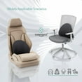 thumbnail image 5 of Ergonomic Lumbar Support Pillow for Office Chair & Car - All-Season Memory Foam Back Cushion for Posture Relief, 5 of 5