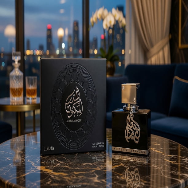 Al Dur Al Maknoon Silver by Lattafa, 3.4 oz EDP Spray for