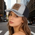 thumbnail image 5 of CYSFASHION Mens Baseball Cap Fashion Accessories Trucker Hat 2026 Trendy Sun Visor Breathable Women's Hats & Caps Grey, 5 of 8