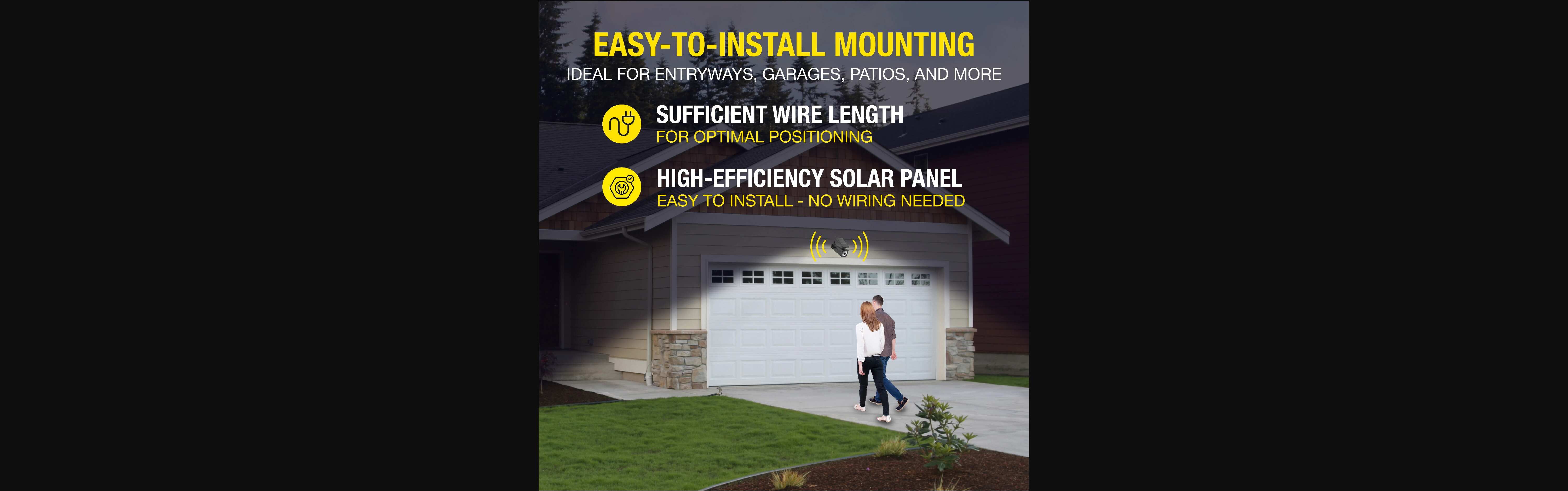 Hyper Tough Solar Motion Security Light, Simulated Camera, Black, 120° Beam Angle, 800 Lumens