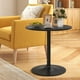 thumbnail image 4 of Juego de mesa bistró COSTWAY, redondo, ajustable en altura, negro, x2, 4 of 9