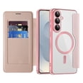 thumbnail image 2 of For Samsung Galaxy S26 5G Wallet Cell Cover, RFID Blocking, PU Leather,Compatible With MagSafe , With Flip Cover Multi-Card Slots Pocket, Ultra Thin Magneti Protective Cover,Pink,For Galaxy S26 (5G), 2 of 8
