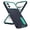 Dark Blue + Cyan, variant on Kryonix for Samsung Galaxy Edge 5G Case Kickstand Durable 3-Layer Military Grade Protective Case Hybrid Silicone Heavy Duty Rugged Shockproof Screen Lip Raised Protection,Black + Black