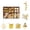 A Gold, variant on Christmas Tree Ornaments Set 24 Pcs Silver White Mini Hanging Baubles and Decor Pieces for Home Holiday Party Decor 24 Count Silver