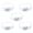 White, variant on 5pcs Voice Activated Sound Control LED Bracelets Flashing Silicone Bangle Christmas Concert Festival Party Supplies