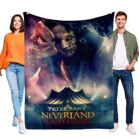 Peter Pan's Neverland Nightmare blanket this soft durable flannel blanket Ideal for home or outdoors.it offers cozy warmth and easy maintenance with star appeal 39 x 59-inch(100×150cm)