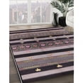 thumbnail image 2 of Ahgly Company Indoor Rectangle Mid-Century Modern Khaki Rose Pink Solid Area Rugs, 5' x 7', 2 of 6