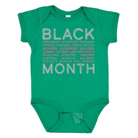 

Inktastic Black History Month- Occupations and Identities Gift Baby Boy or Baby Girl Bodysuit