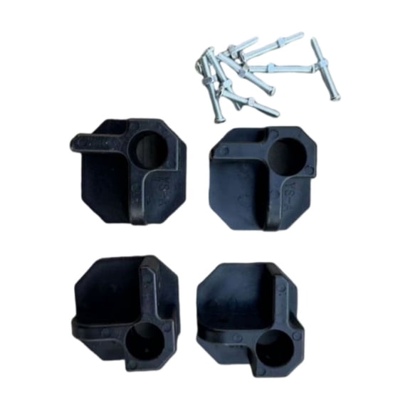 Camping Chair Replacement Feet 4 Packs, Heavy Duty Repair Feet For Folding Chair Stool, Portable Camp Chair Accessories Part, Screws Included Happy Day!