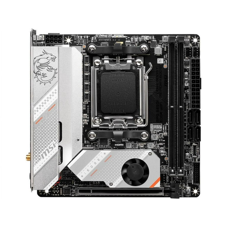 MSI MPG B650I EDGE WIFI AM5 AMD B650 SATA 6Gb/s DDR5 Ryzen 7000 Mini ITX Motherboard MSI MPG B650I EDGE WIFI AM5 AMD B650 SATA 6Gb/s DDR5 Ryzen 7000 Mini ITX Motherboard
