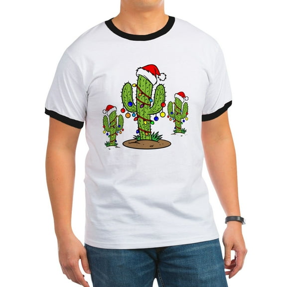 CafePress - Funny Arizona Christmas T Shirt - 100% Cotton Ringed T-Shirt
