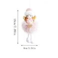 thumbnail image 3 of YingYouFu 3PC Angel Doll Christmas Tree Ornaments Decorations, New Year Fairy Presents, Home Party Kids Girls Toys Pendan, Unique Indoor Outdoor for Xmas Tree Home Windows Or Wreath Decor, 3 of 7
