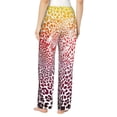 thumbnail image 3 of Goofa Leopard Skins And Heads Printed Soft Pajama Pants for Women, Wide Leg Comfy Casual Lounge Yoga Pants-X-Large, 3 of 9