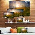 thumbnail image 3 of Sunset in Field of Grain Panorama - Landscape Canvas Art Print, 3 of 4