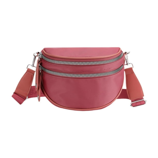 Bolso de hombro para mujer, moderno y ligero, ideal para viajar. rosa